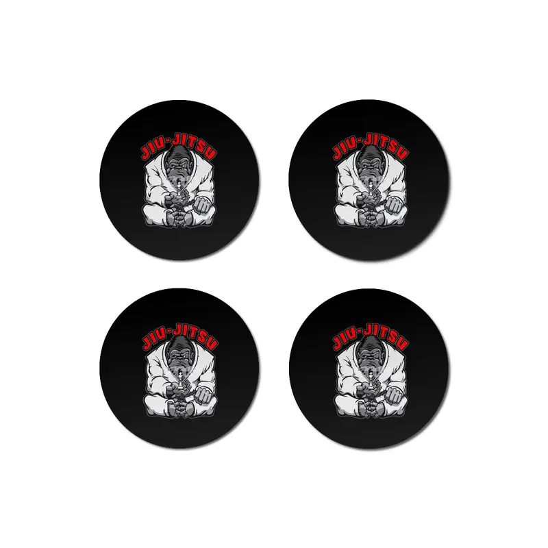 Brazilian Jiu Jitsu MMA BJJ Gorilla Grappling Chess King Bardak Altlığı
