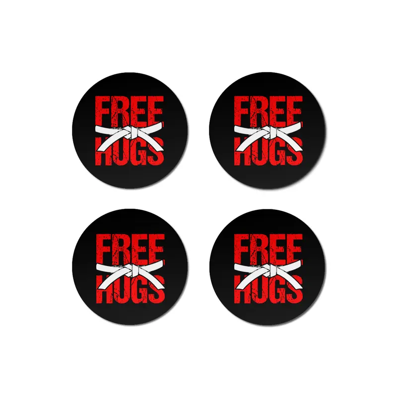 Free Hugs Martial Arts Jiu Jitsu Kung Fu Bardak Altlığı