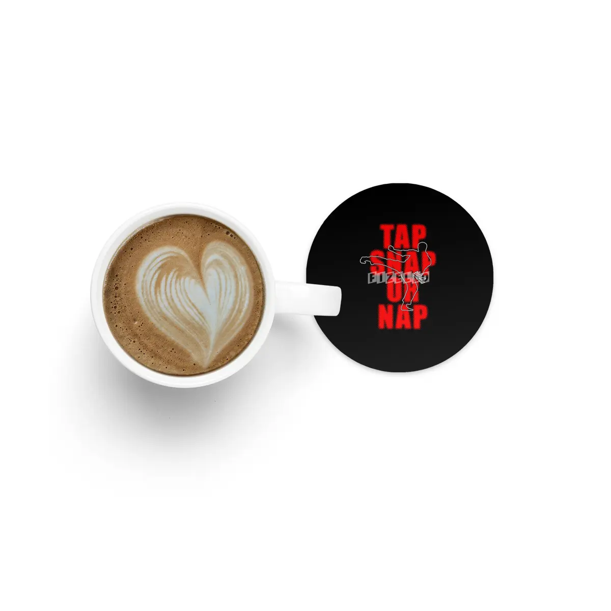 Tap Snap Or Nap Jiu Jitsu BJJ Martial Arts Bardak Altlığı