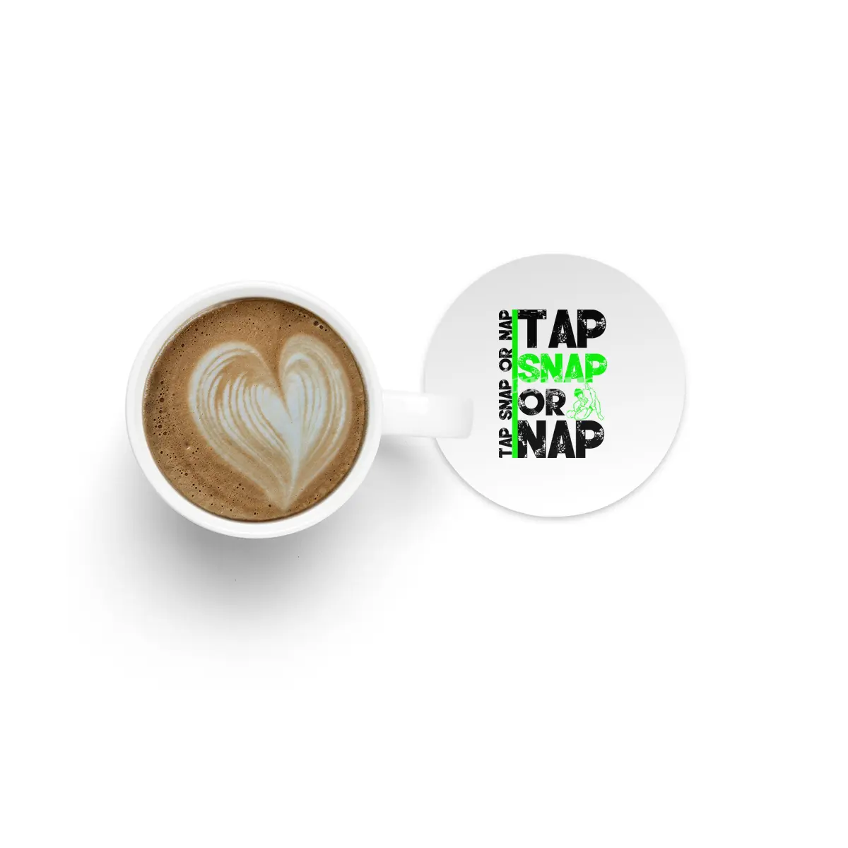 Tap Snap Or Nap Jiu Jitsu BJJ Martial Arts Bardak Altlığı