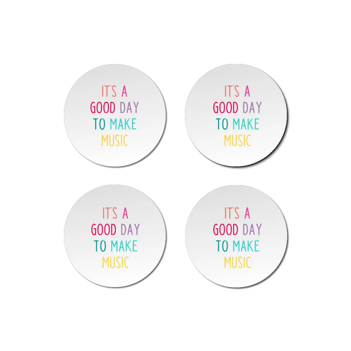 It's a good day to make music Bardak Altlığı