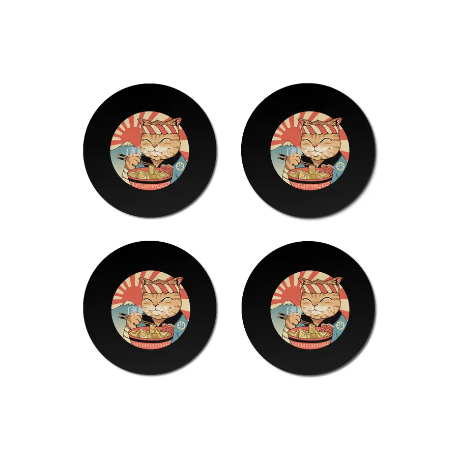 Catana Ramen Front Print Bardak Altlığı