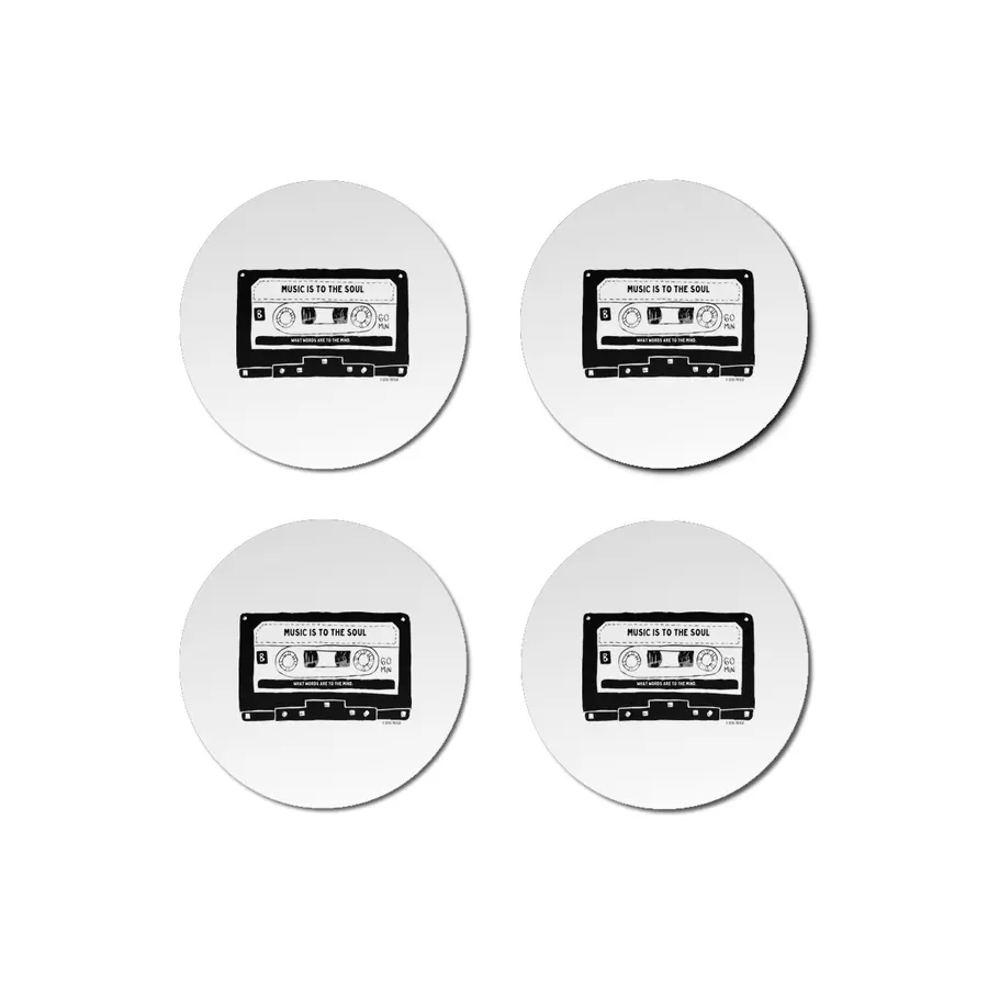 Cassette - Music is to the Soul What words are to the Mind Bardak Altlığı
