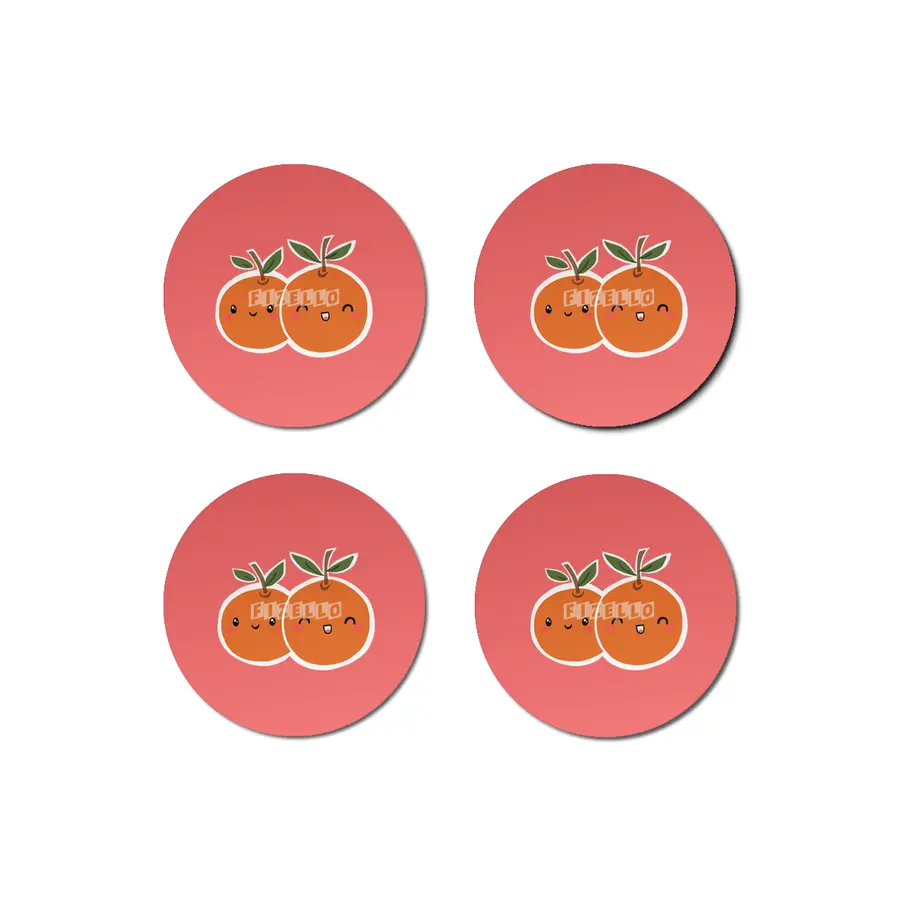 Happy Chinese new year mandarin oranges! Bardak Altlığı