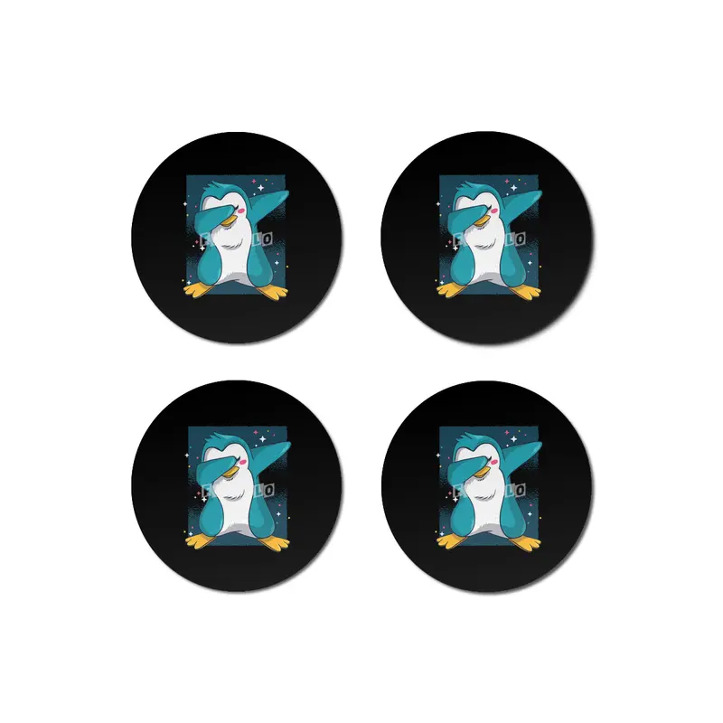 Dabbing Penguin Dab Penguin Bardak Altlığı