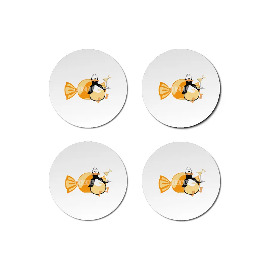 Butterscotch Bliss Penguin Bardak Altlığı