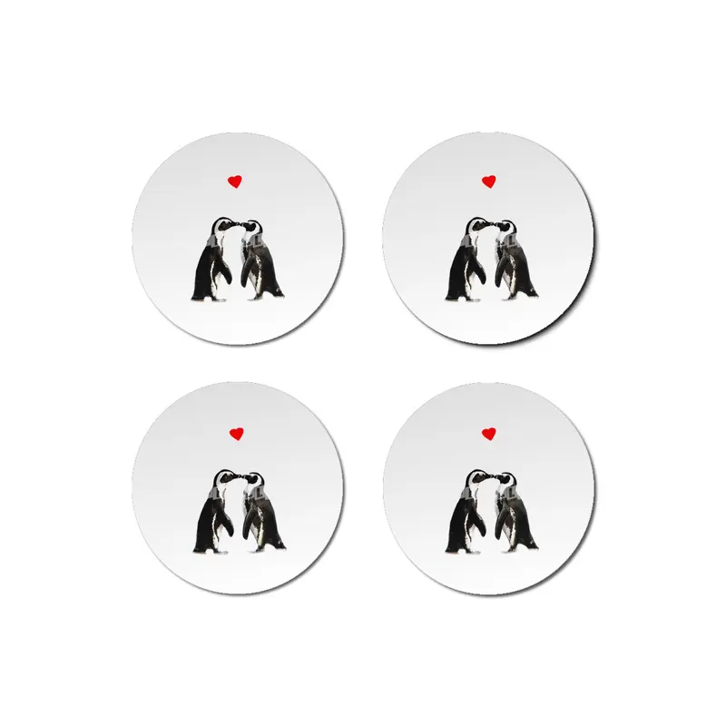 The Penguin Lovers Bardak Altlığı
