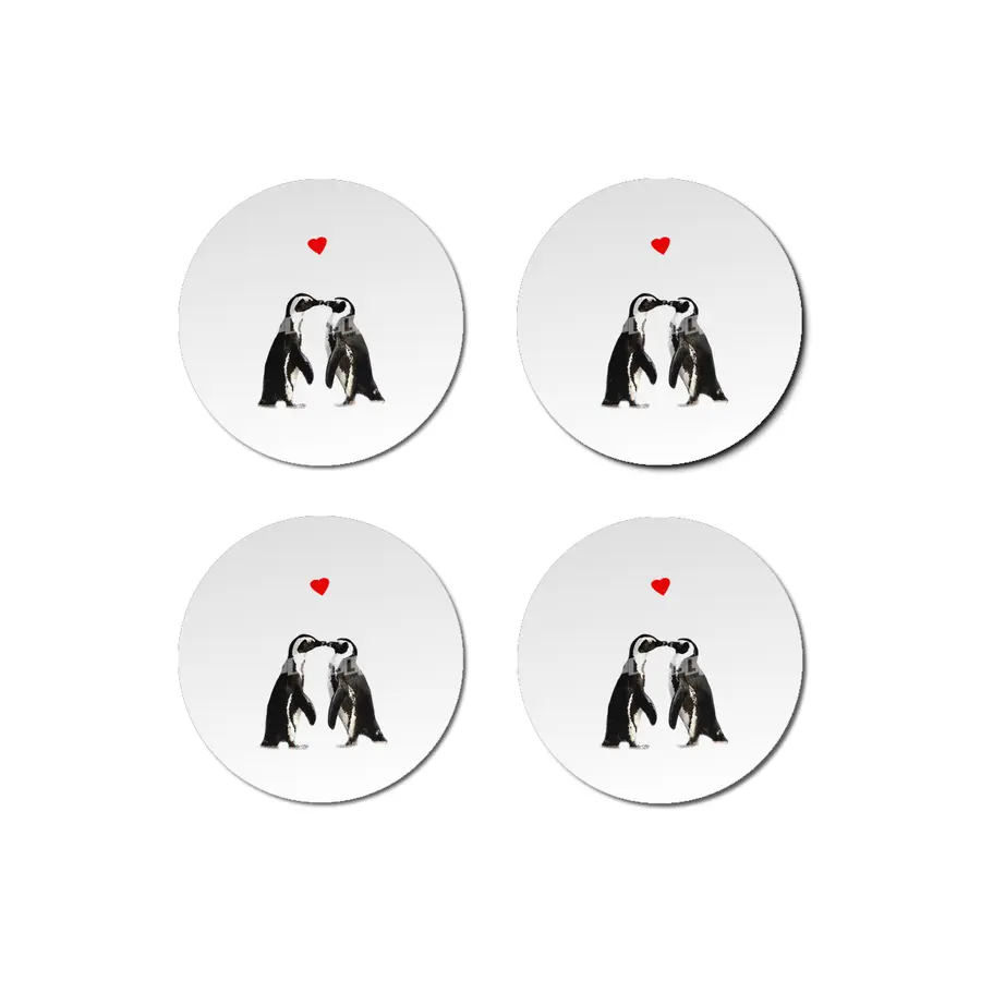 The Penguin Lovers Bardak Altlığı