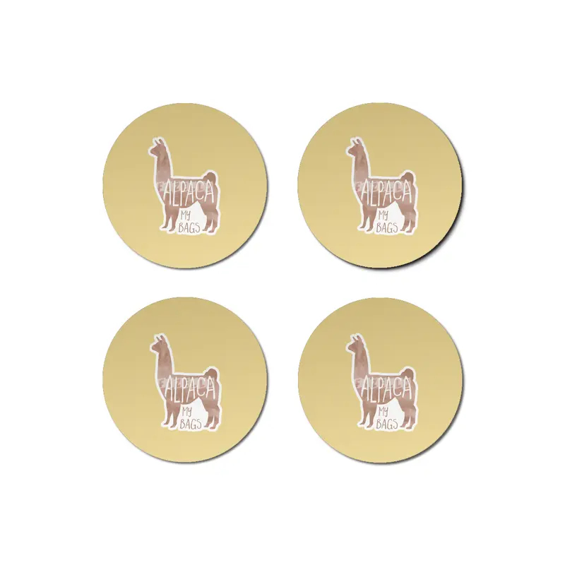 Alpaca my bags! Funny vacation merch Bardak Altlığı
