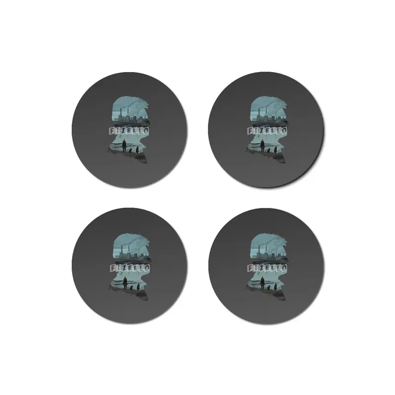 Andrei Tarkovsky's Stalker Silhouette Illustration by Burro Tees Bardak Altlığı
