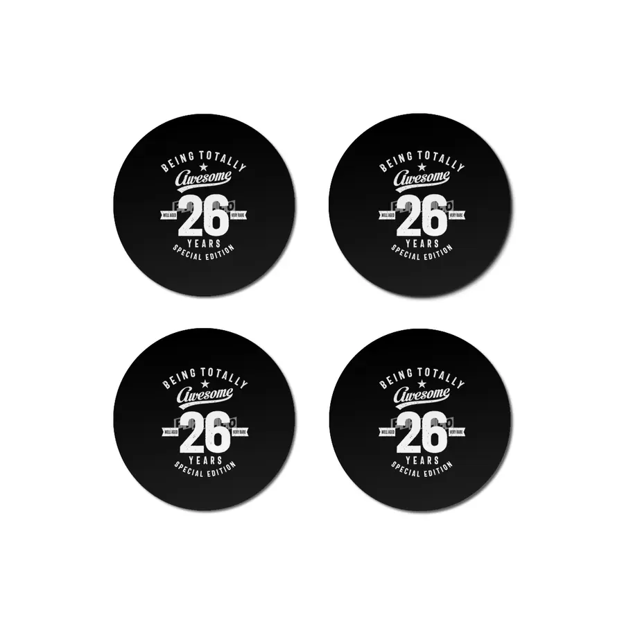 26 Year Old Gift | 26th Birthday Gift Ideas - Mens and Womens Bardak Altlığı