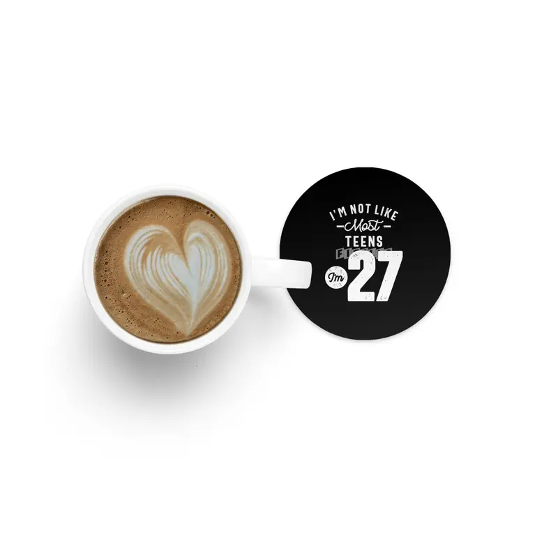 27 Year Old Gift | 27th Birthday Gift Ideas - Mens and Womens Bardak Altlığı