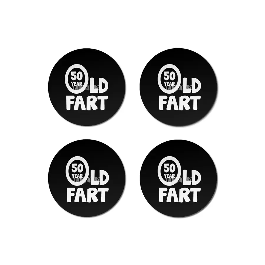 50 Year Old Fart Funny Bardak Altlığı