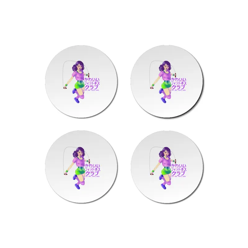 Kawaii Fitness Club Bardak Altlığı