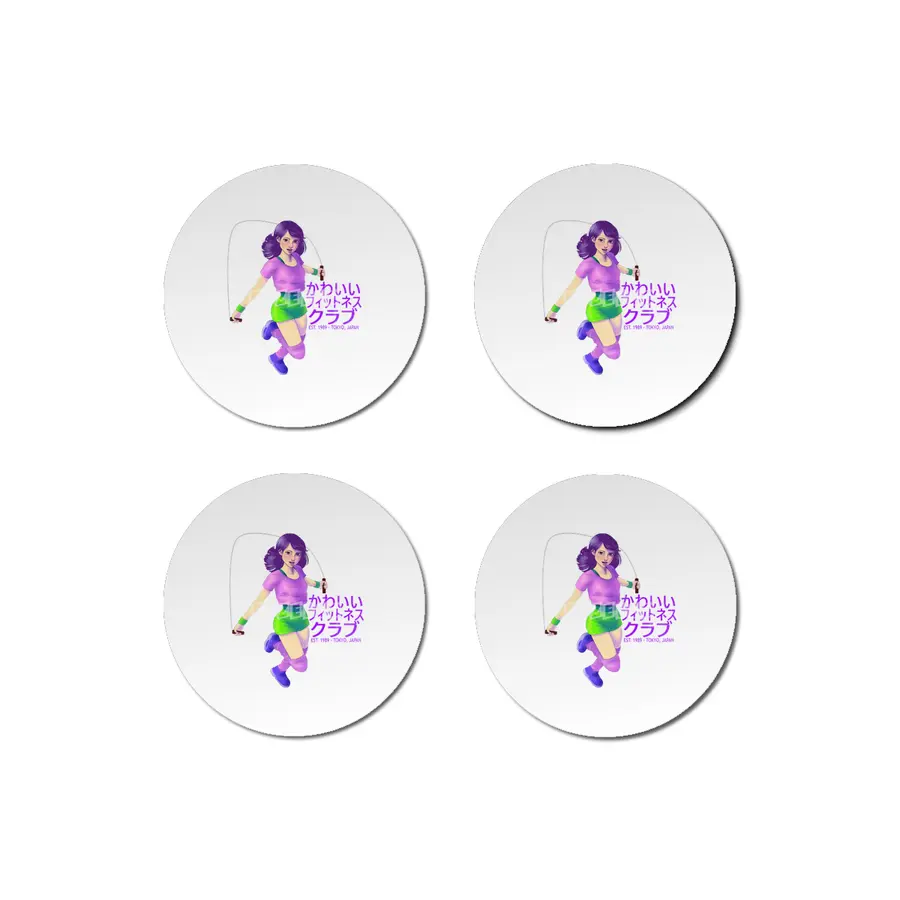 Kawaii Fitness Club Bardak Altlığı