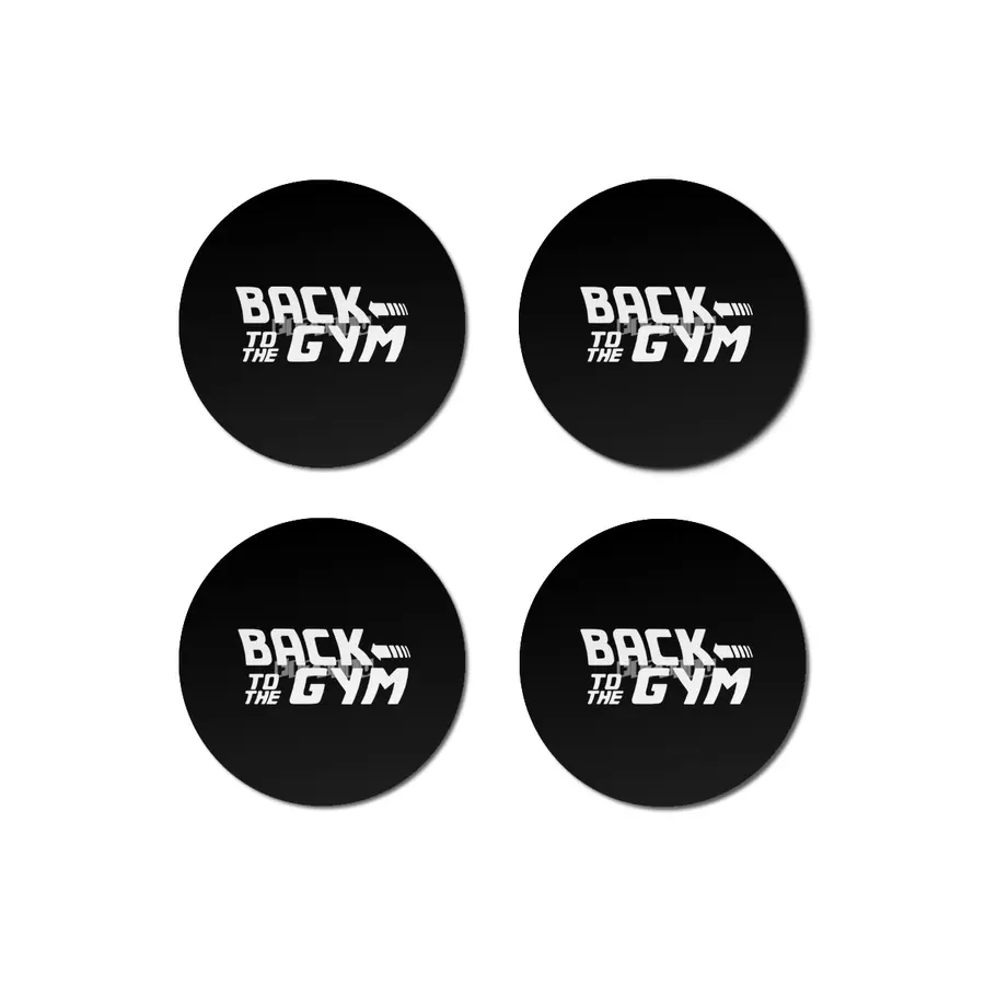 New Men_s Back To The Gym Black MMA Fitness muscle workout Tee workout gym Bardak Altlığı