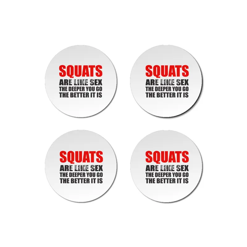 Squats Sex Health Fitness Gym Crossfit Bardak Altlığı