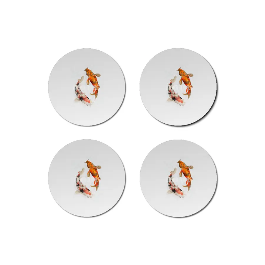 Japanes koi fish Bardak Altlığı
