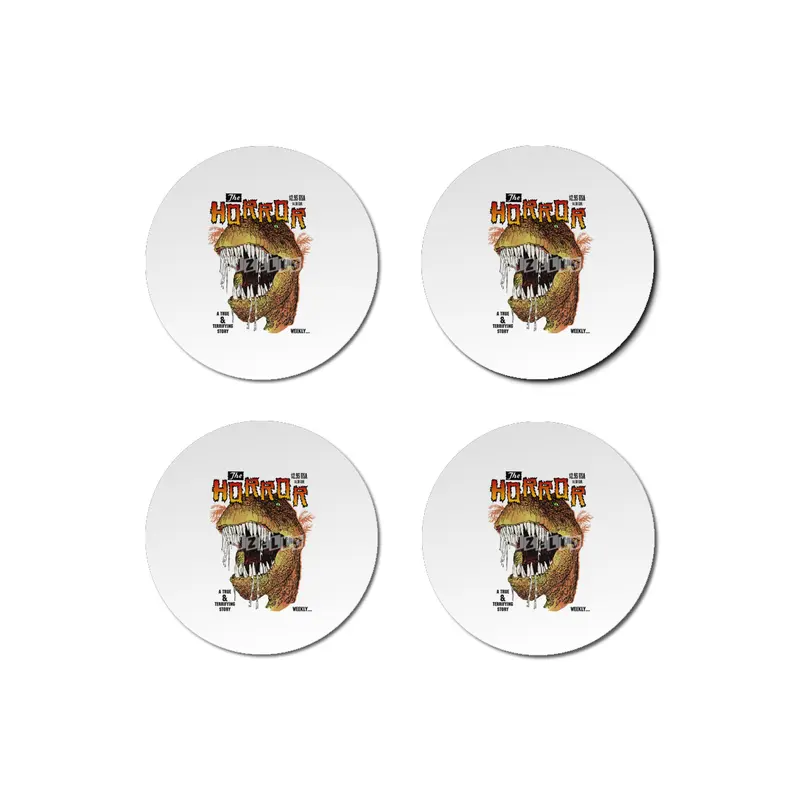 T-Rex Horror comic Bardak Altlığı