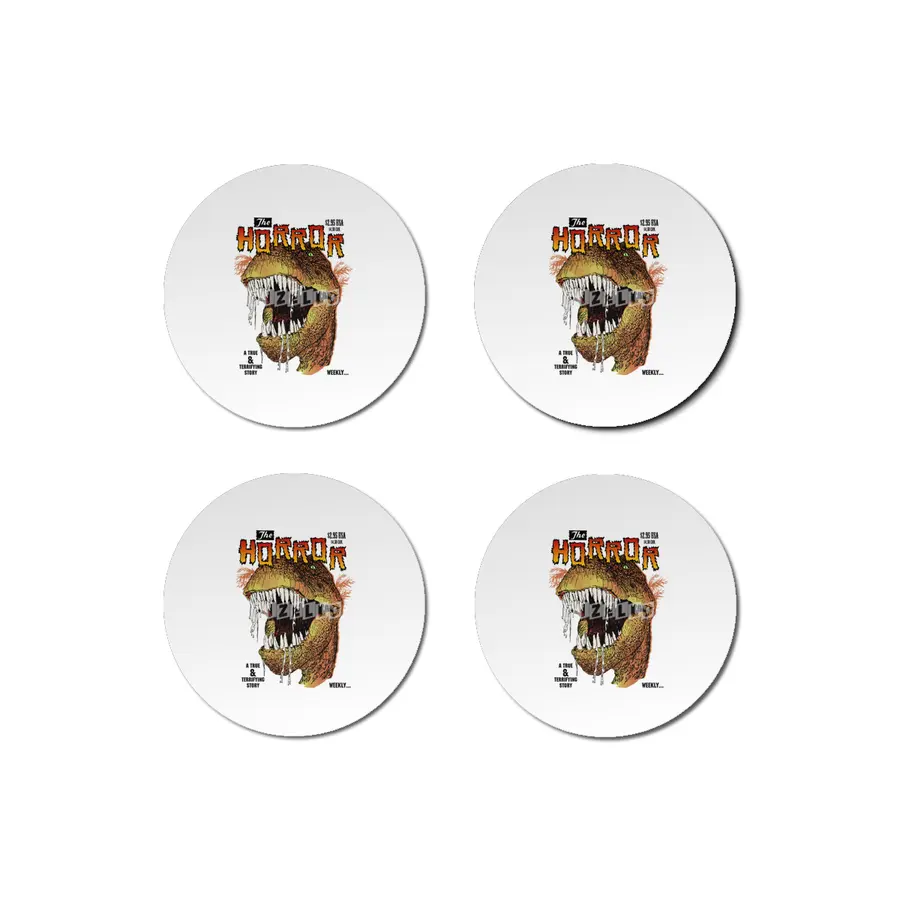 T-Rex Horror comic Bardak Altlığı