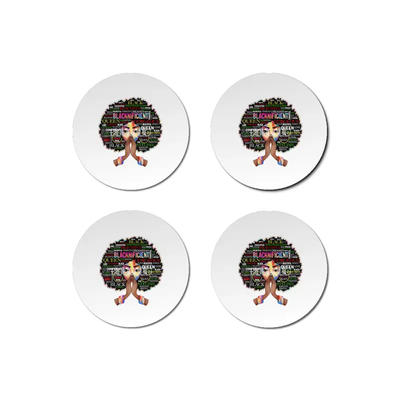 Black Woman Diva Urban Hipster Girl Bardak Altlığı