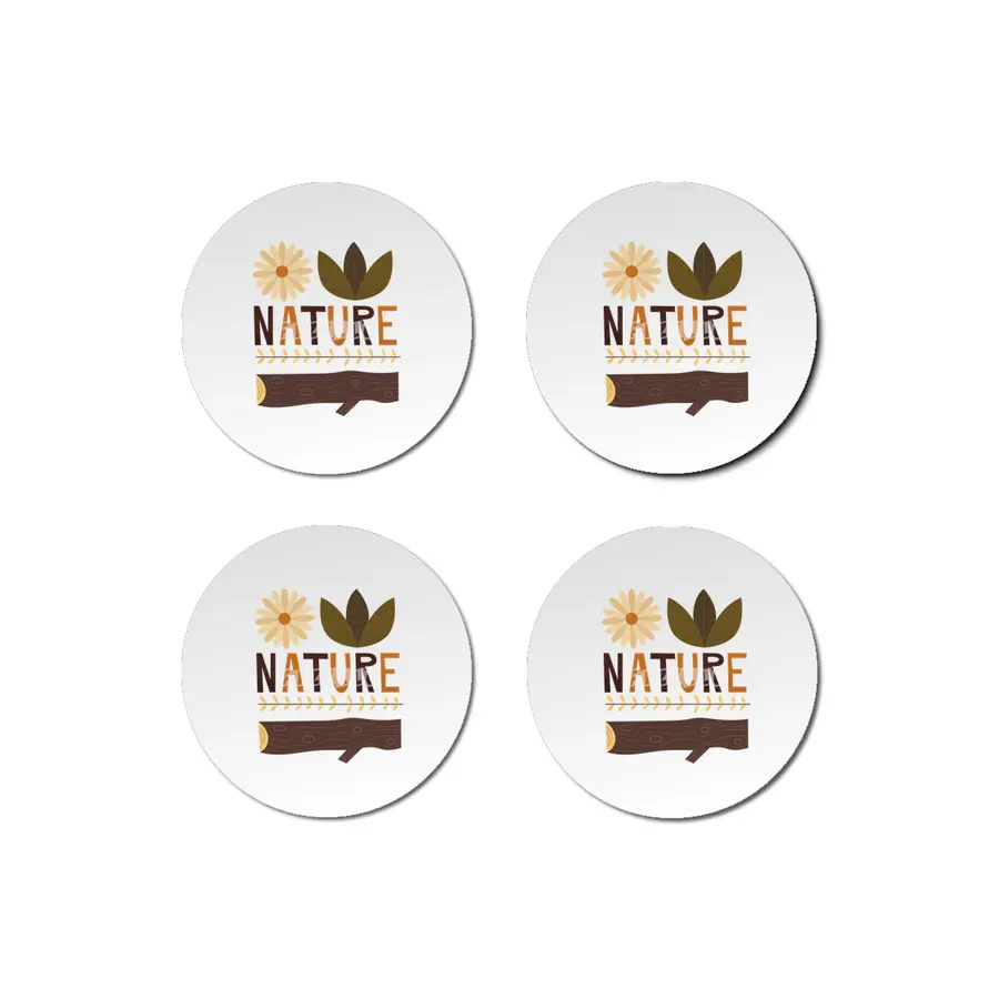 Outdoors Vintage Nature T-Shirt | Retro Camping Design Bardak Altlığı