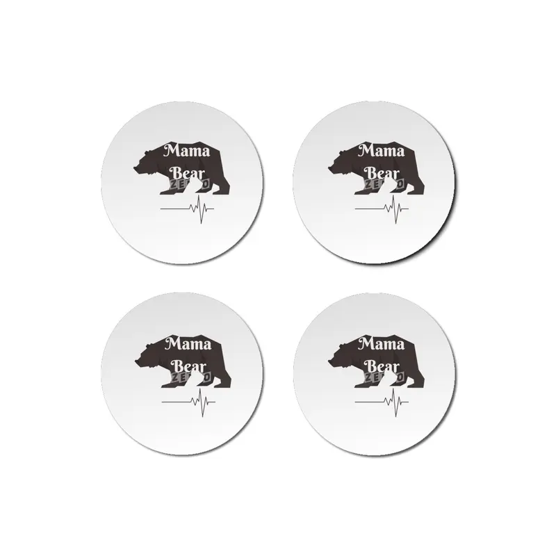 Mama Bear Shirt, Mama Bear Tshirt, Momma Bear, Mama Bear Gift, Animal Nature Lover  Bardak Altlığı