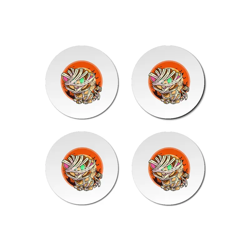 Cute Spooky Halloween Mummy Lion Costume Lion Bardak Altlığı