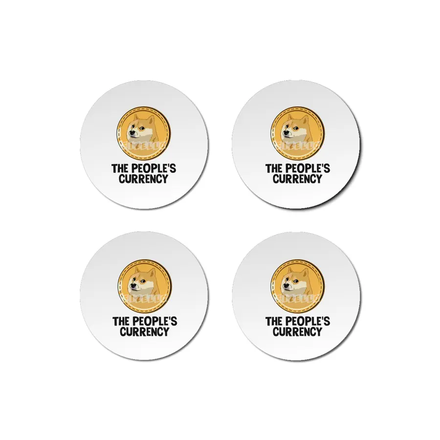 The Peoples Currency Funny Crypto Cryptocurrency Bardak Altlığı