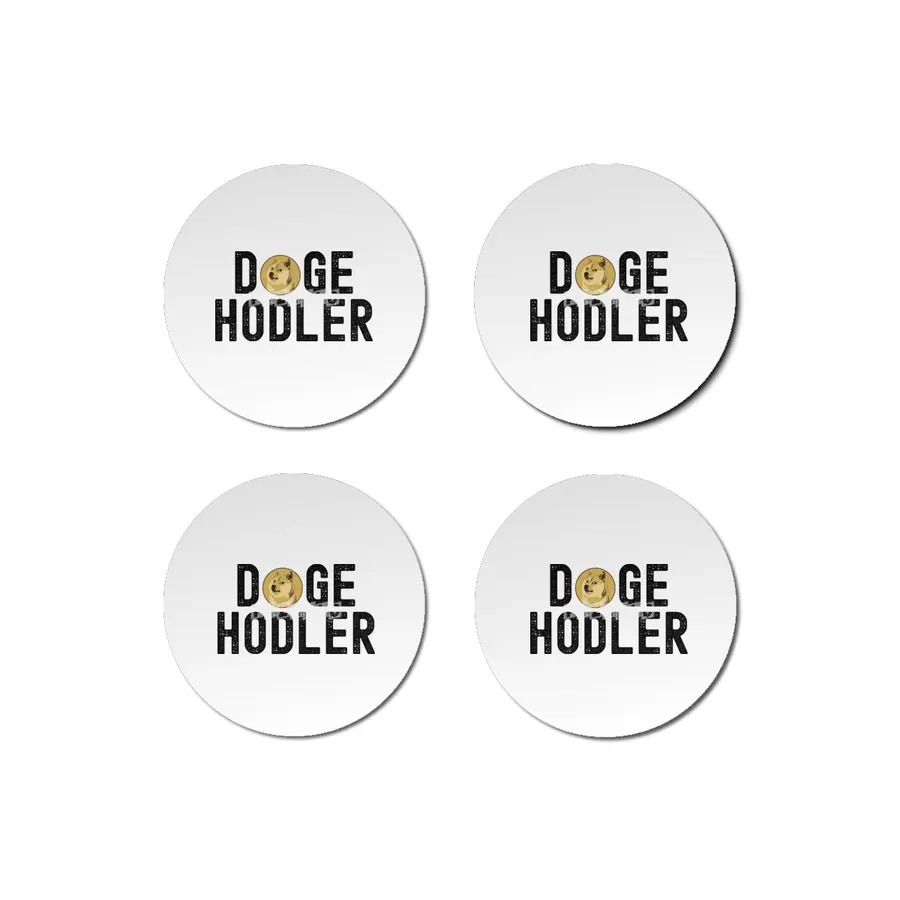 Dogecoin Hodl - Crypto Shirt Bardak Altlığı