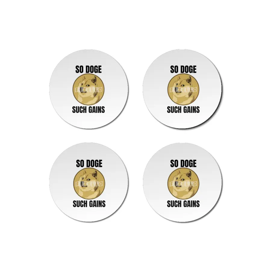 Dogecoin Hodl - Crypto Shirt Bardak Altlığı