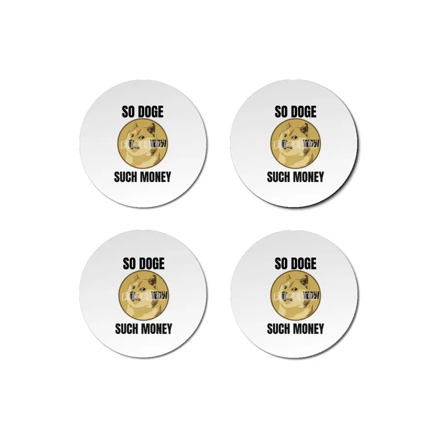 Dogecoin Hodl - Crypto Shirt Bardak Altlığı