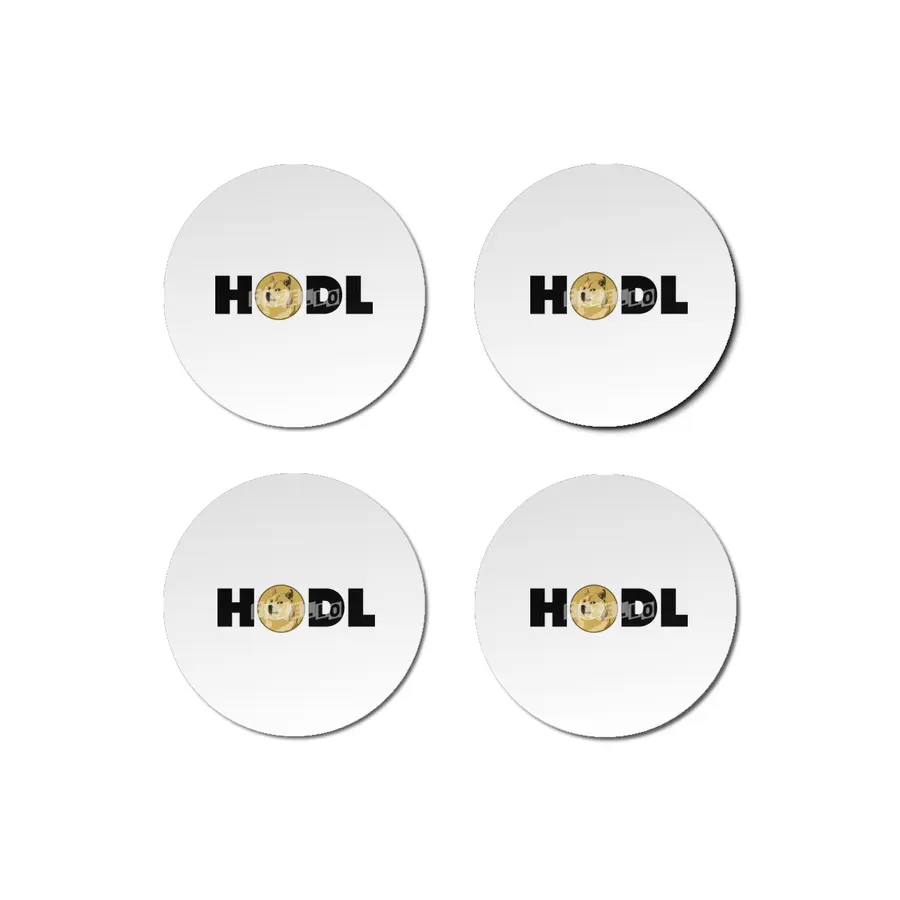 Dogecoin Hodl - Crypto Shirt Bardak Altlığı