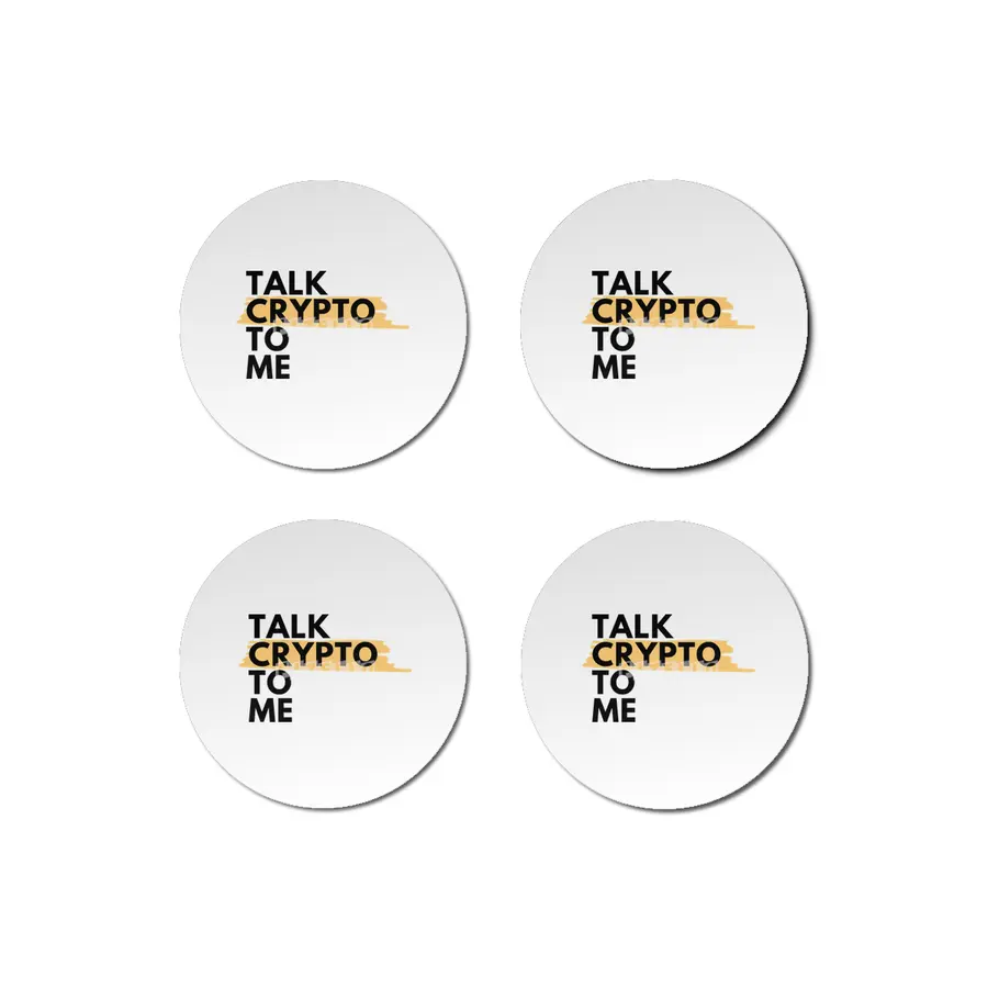 Talk Crypto To Me Bardak Altlığı
