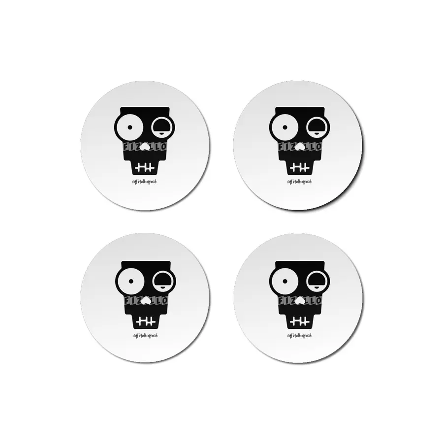 Soft Skull Zombie One in Black Bardak Altlığı