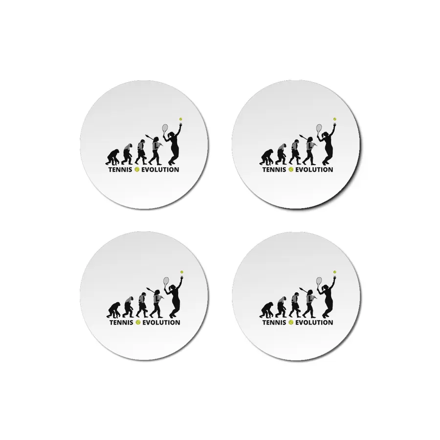 Tennis evolution Women, Tennis Lover Gift Bardak Altlığı