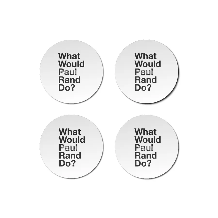 What Would Rand Do? (Black) Bardak Altlığı