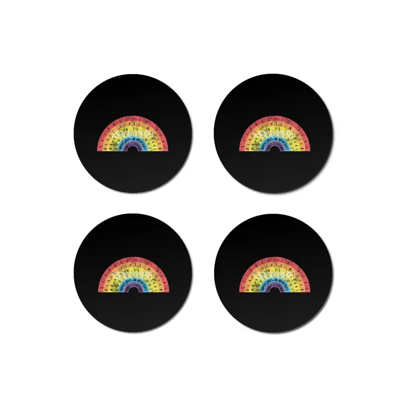 Science is Real Black Lives Matter Rainbow Shirt Vintage Bardak Altlığı