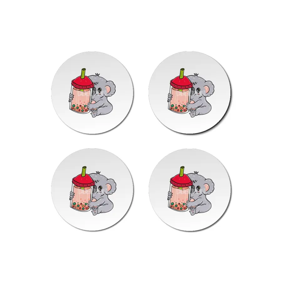 Kawaii koala boba Bardak Altlığı