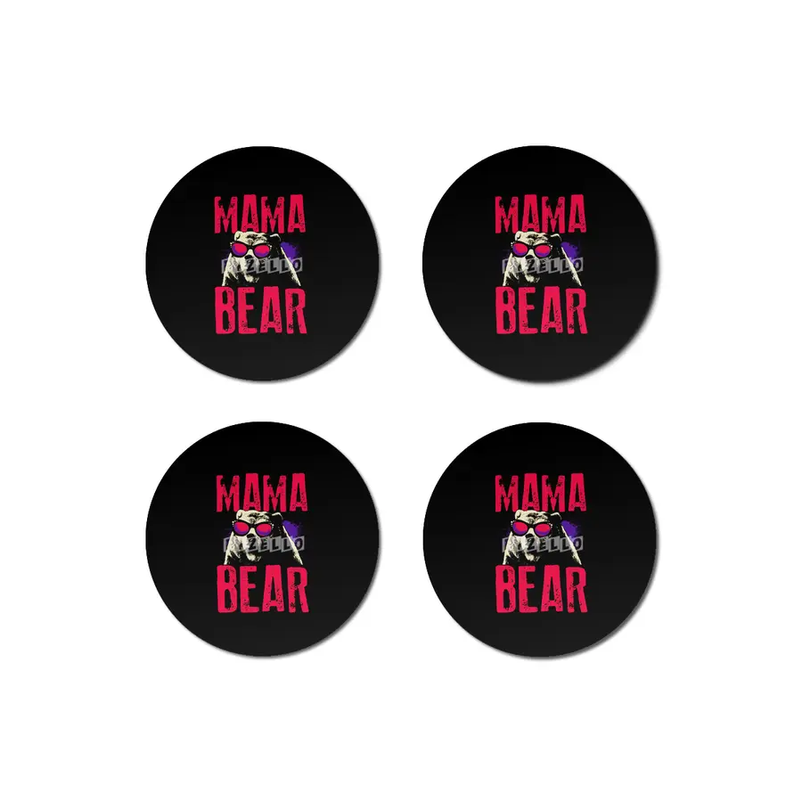 Mama Bear Mom Mother Mothers Day Matching Family For Women Bardak Altlığı
