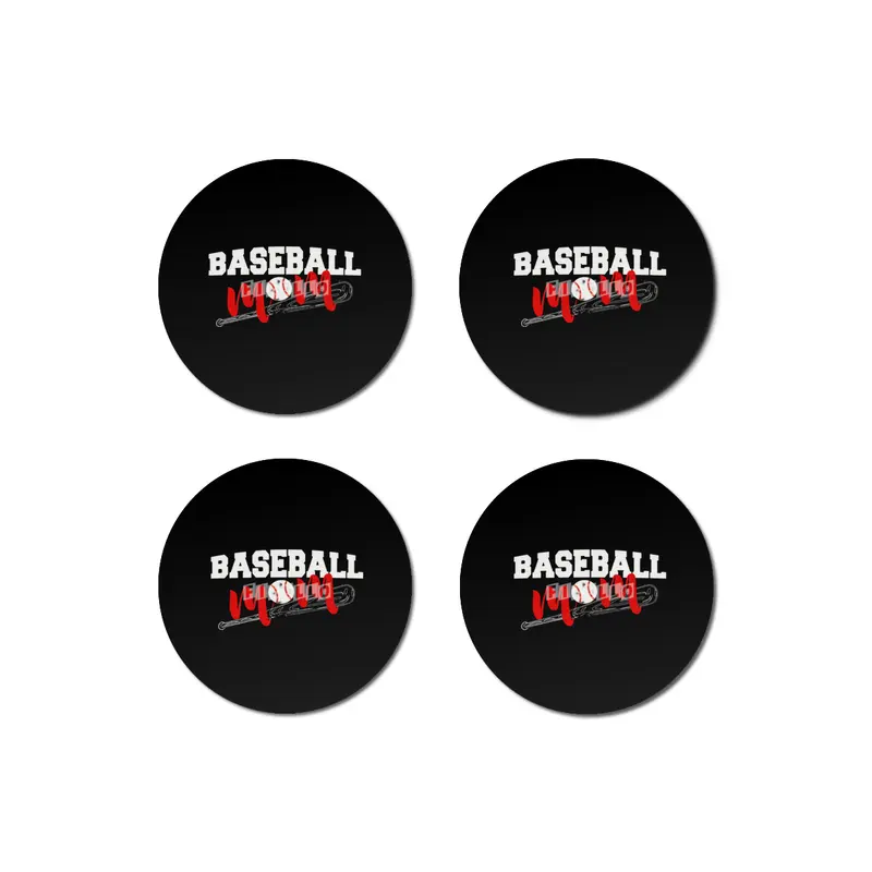 Baseball Mom Shirt for the mother Bardak Altlığı