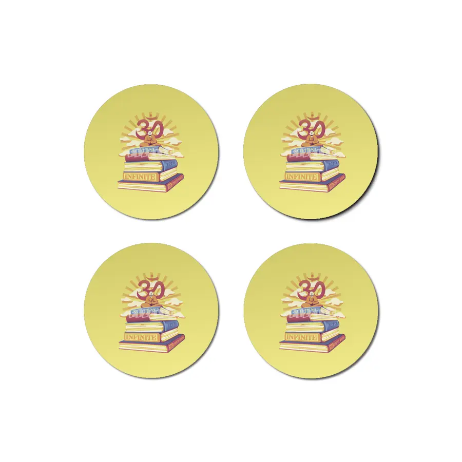 Book Lover Meditation Bardak Altlığı