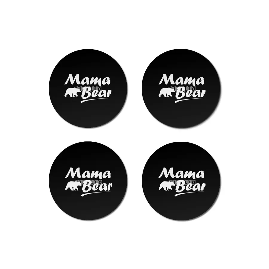 Mama Bear Mother's Day Shirt Mama Bardak Altlığı