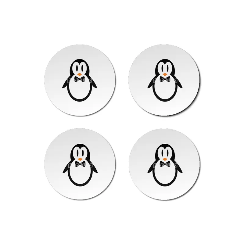 bow tie penguin cute cartoon animal character Bardak Altlığı
