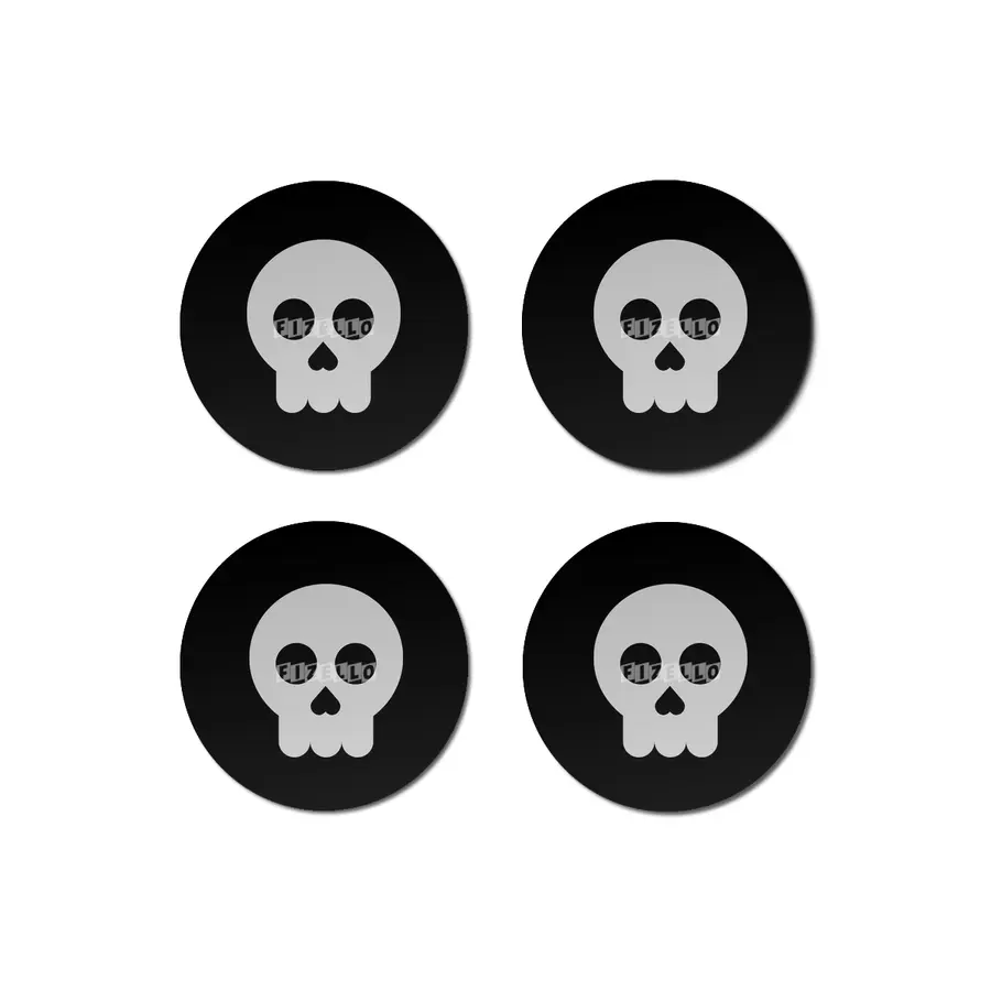 Skull Bardak Altlığı
