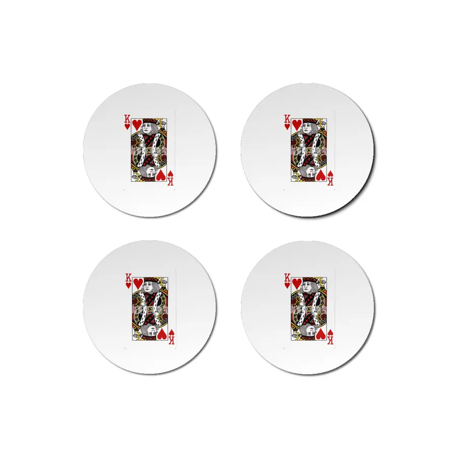 King of Hearts Bardak Altlığı