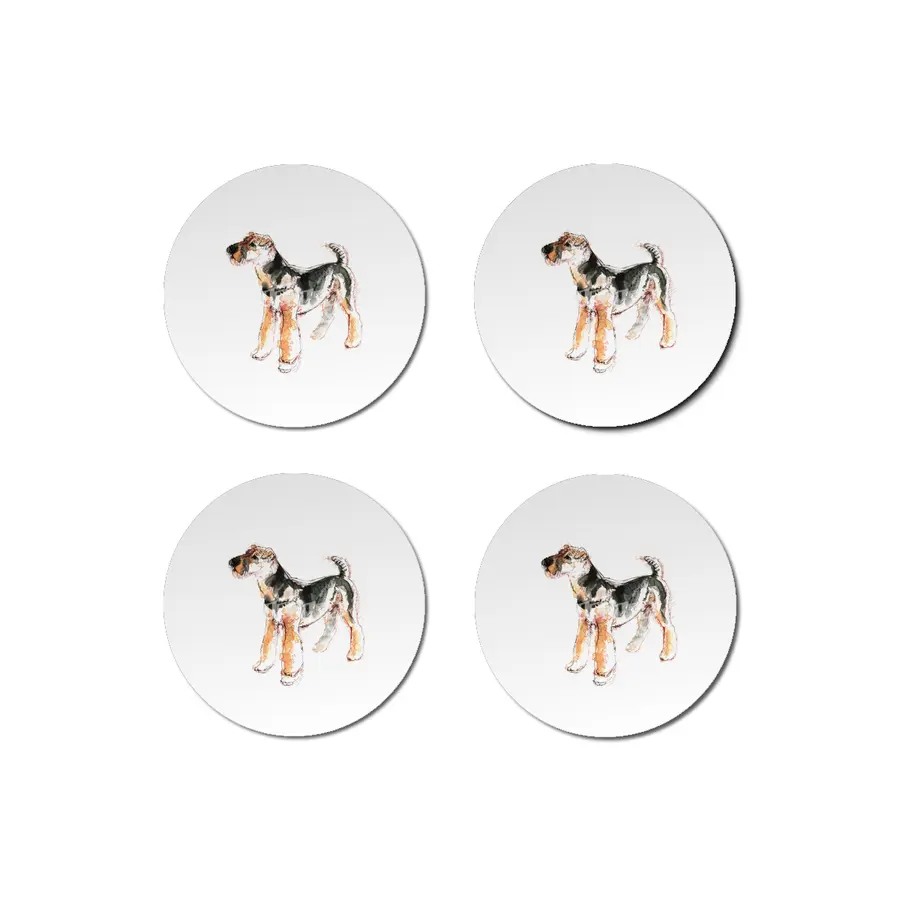 Airedale Terrier Bardak Altlığı