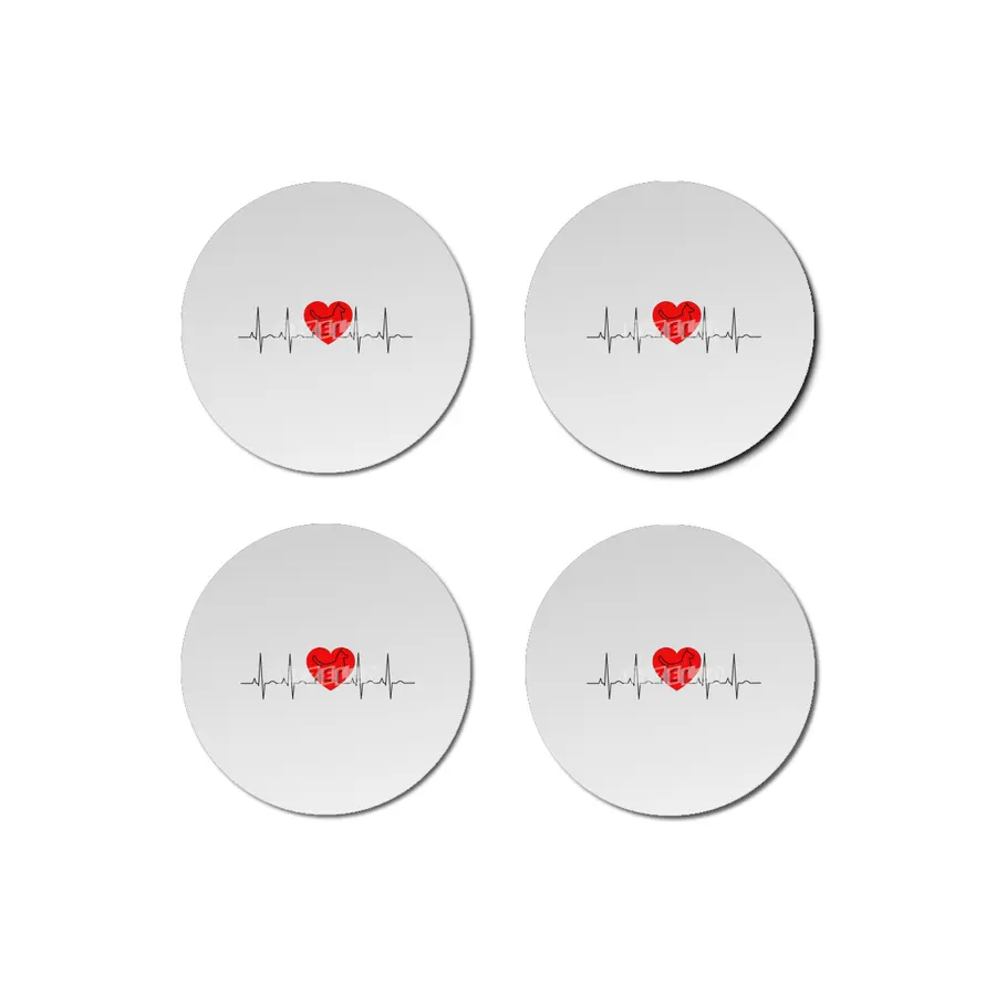Dog Heartbeat Bardak Altlığı