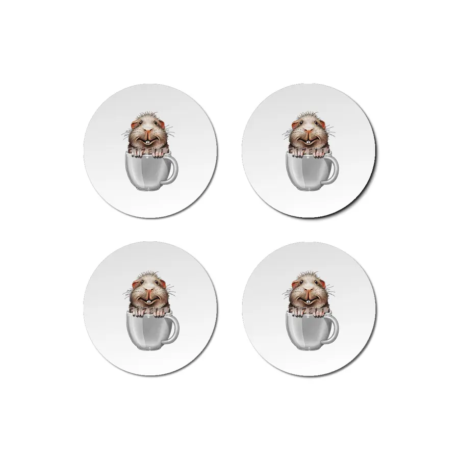 Guinea Pigs In The Cup Bardak Altlığı