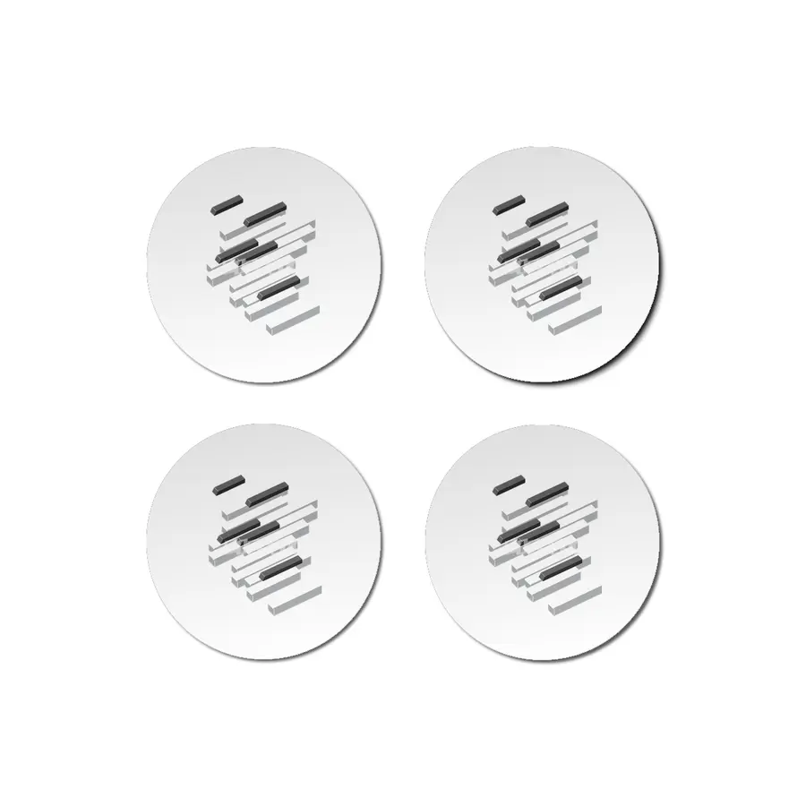Piano Keys Bardak Altlığı